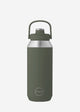 Aya ida aya ida - sports bottle - drinkfles - thermosfles - waterfles - rvs - 950 ml - tropical green