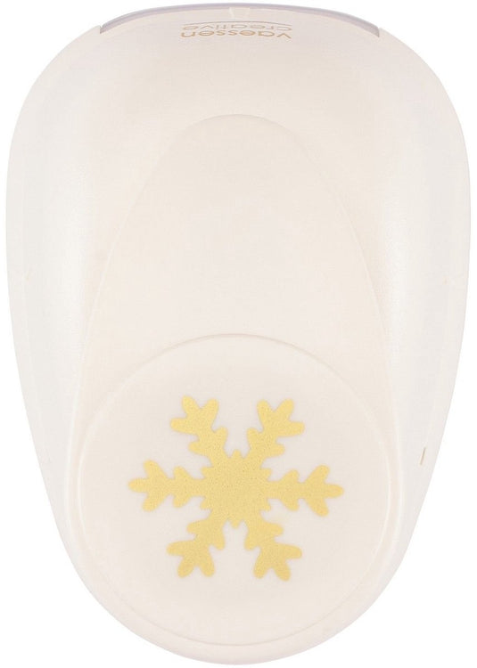 Vaessen creative pons - figuurpons - sneeuwvlok - 3,3 x 3,8 cm