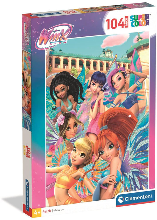 Clementoni - puzzel - 104 stukjes - winx club - kinderpuzzel vanaf 4 jaar