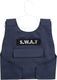Klein toys s.w.a.t.-vest - incl. veel accessoires - incl. lichteffecten - zwart blauw geel
