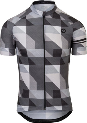 Agu triangle stripe fietsshirt essential heren - zwart - s