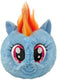 Ty pluche my little pony rainbow dash knuffel 9 cm - speelgoed.