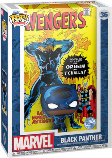Funko pop! comic cover: black panther 36 avengers exclusive
