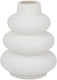 Arti casa vaas licht modern design - decoratieve vaas voor bloemen en interieur - ronde vaas met organische vorm - ø14.5 x 19 cm