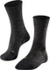Falke tk2 wool anti-blaar dik wol functioneel materiaal wandelsokken dames grijs - maat 37-38