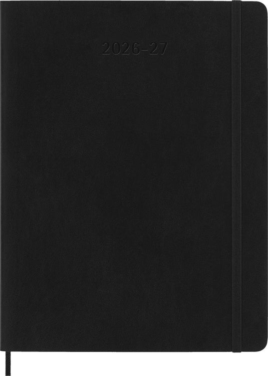 Moleskine 18 maanden agenda - 2026 27 - wekelijks - xl - zachte kaft - zwart