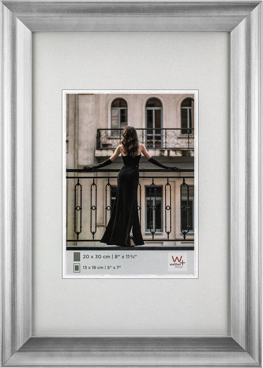 Walther venice - fotolijst - fotoformaat 15x20 cm - zilver