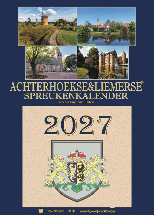 Achterhoekse liemerse spreukenkalender 2027
