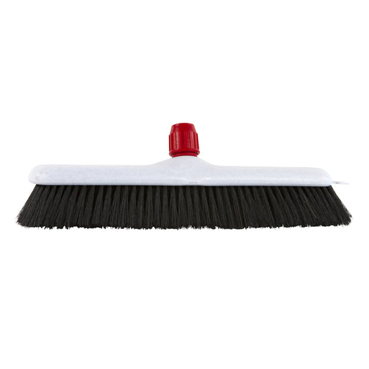 Zaalveger haar kunststof (50cm) + steelhouder