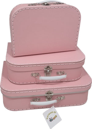 Playwood - koffer set van 3 - roze