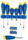 Kinzo schroevendraaierset bitset - 21-delig - 3x kruiskop, 3x sleufkop - 14 bits in diverse soorten en maten, o.a. torx
