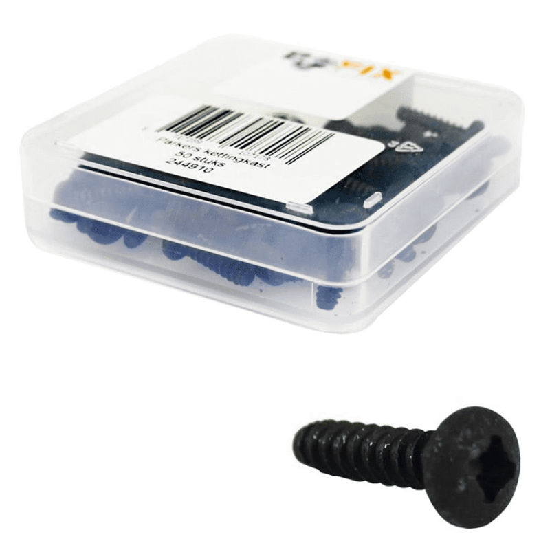 Load image into Gallery viewer, Parkers Bofix voor kettingkast - zwart (50 stuks)
