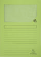 Exacompta 16x forever pak van 25 venstermappen 120g m2 - 22x31cm voor a4 - grasgroen - 50253e
