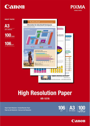 Canon hr-101n a3 high resolution paper, 100 sheets