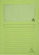 Exacompta 16x forever pak van 25 venstermappen 120g m2 - 22x31cm voor a4 - grasgroen - 50253e