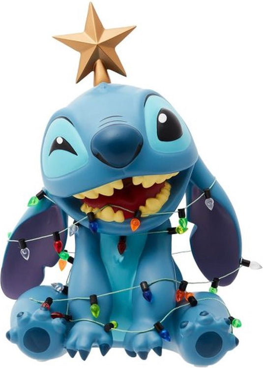 Disney showcase christmas stitch figurine