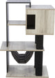 Trixie citystyle - krabpaal - grijs zwart - 98 cm