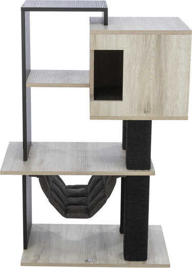 Trixie citystyle - krabpaal - grijs zwart - 98 cm