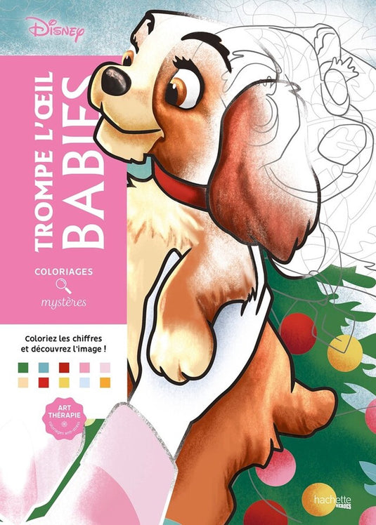 Hachette heroes disney coloriages mystères trompe l'oeil babies - - kleurboek voor volwassenen en kinderen