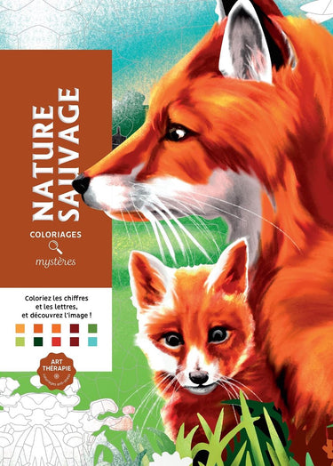 Hachette heroes coloriages mystères nature sauvage - kleurboek voor volwassenen