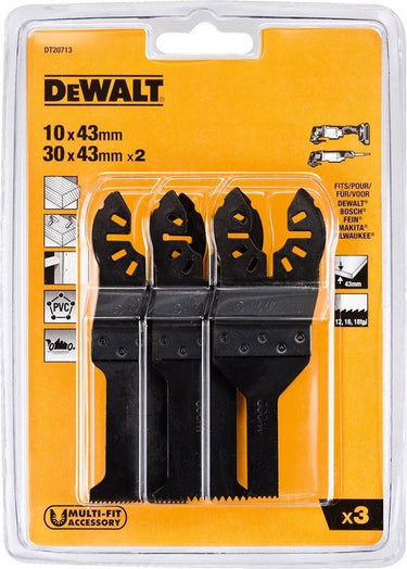 Dewalt dt20713 multitoolset 10x43 30x43 mm
