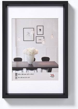 Walther steel style - kunststof lijst - fotoformaat 15x20 cm - zwart