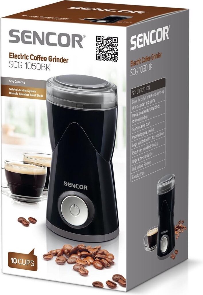 Load image into Gallery viewer, Sencor scg 1050bk koffiemolen zwart
