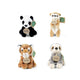 Pluche dieren assorti 15 cm eco-vriendel
