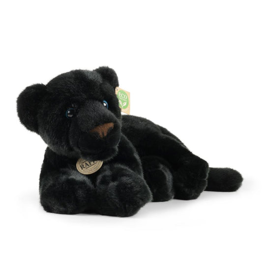 Pluche zwarte panter 40 cm eco-vriendeli