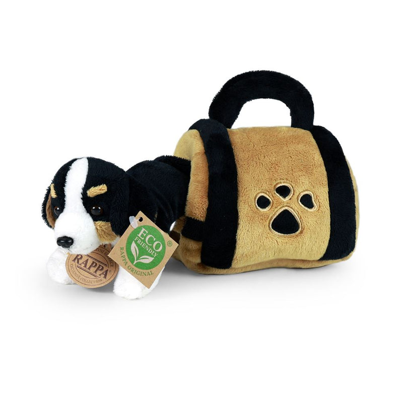 Chargez l'image dans la visionneuse de la galerie, Pluche berner hond met krat 15 cm eco-vr
