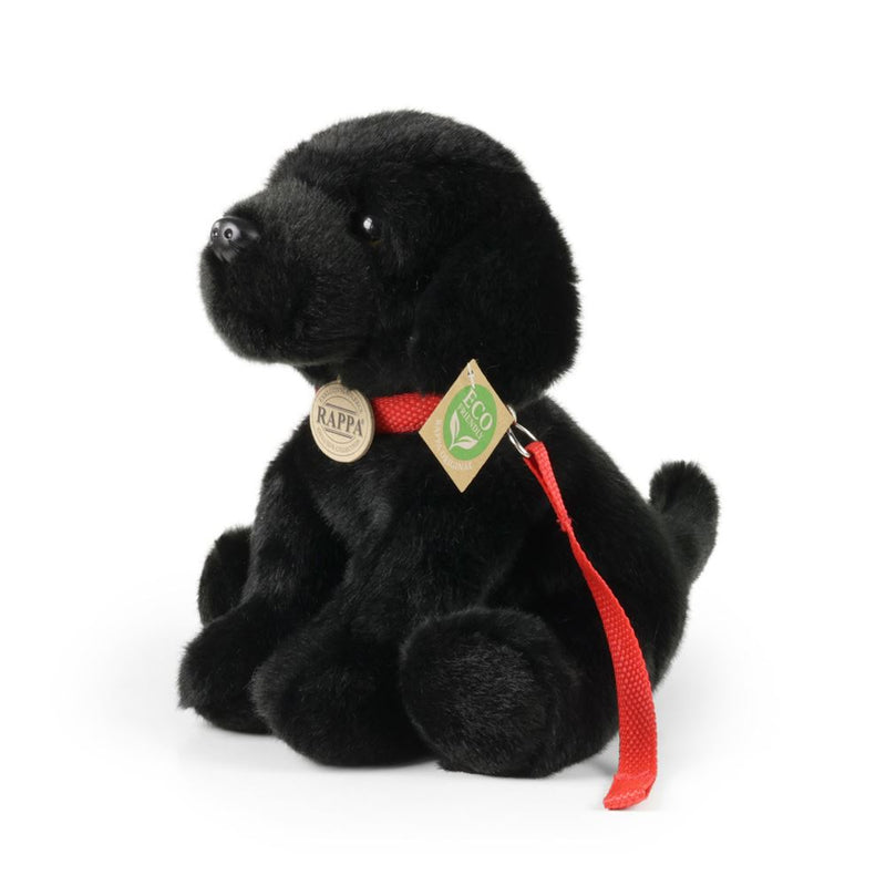 Afbeelding laden in galerijviewer, Pluche zwarte labrador 28 cm eco-vriende

