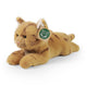 Pluche bruin kat 20 cm eco-vriendelijk