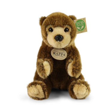 Pluche bruine beer 19 cm eco-friendly