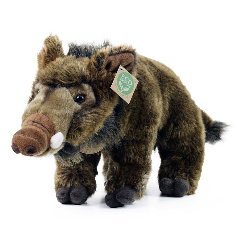 Afbeelding laden in galerijviewer, Pluche wild zwijn 37 cm eco-vriendelijk

