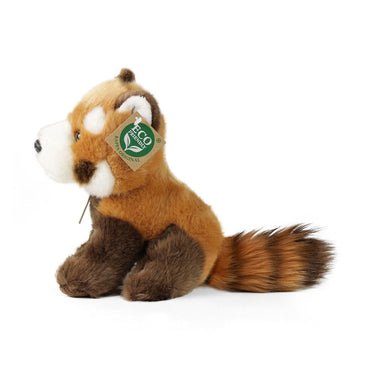 Rappa pluche rode panda 18 cm eco-vriendelijk