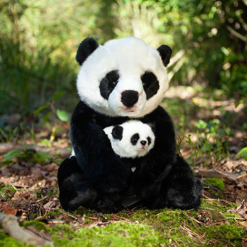 ギャラリービューアに画像をロードする, Rappa knuffelpanda met baby - 27 cm
