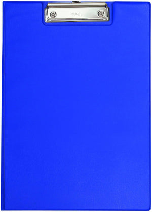 Maul klembordmap met insteek binnenzijde a4 staand blauw