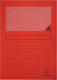 Exacompta l-map forever | voor ft a4 | pak van 25 stuks | rood