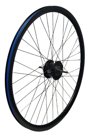 Kgz achterwiel 28inch (622) velg en spaak zwart nexus 7 rb zwart