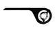 Qtcycletech Qt cycle tech kettingscherm 38t e-bike uni bosch shimano