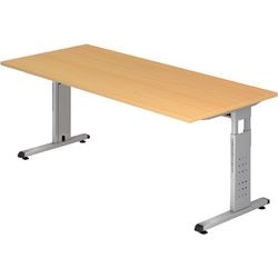 Bach bureau hammerer vos 19 6 180x80cm gemelamineerd spaanplaat beuken