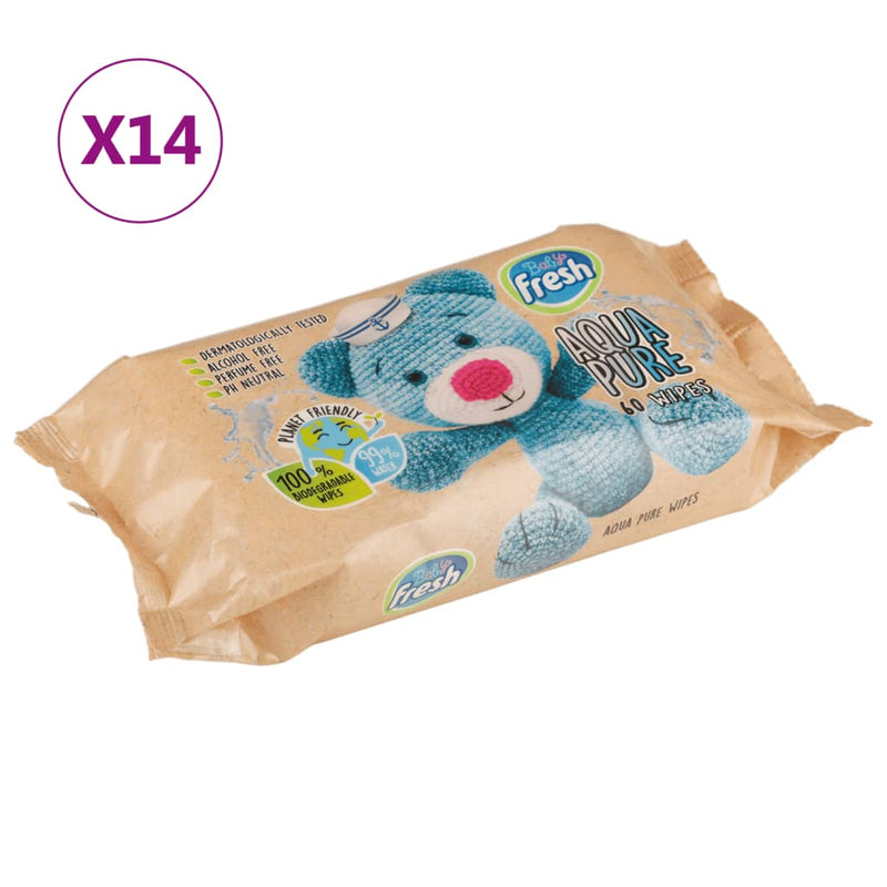 Load image into Gallery viewer, Vidaxl babydoekjes 14 pakken 840 doekjes

