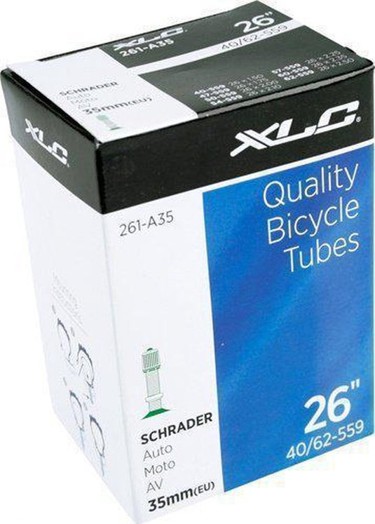 Xlc vt-a26 binnenband - binnenband 26 inch - 40 62-559 - auto ventiel - geschikt voor mountainbikes (mtb)