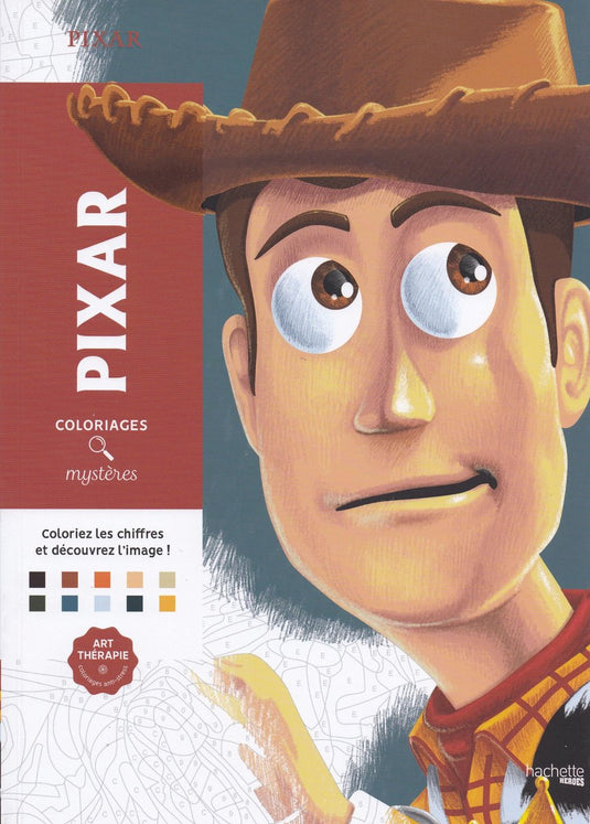 Hachette heroes coloriages mystères pixar 1 - hachette - kleurboek voor volwassenen