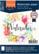 Florence vaessen aquarelpapier - off white - a5 - 300 grams - lichte structuur - texture - florence - 100 vellen