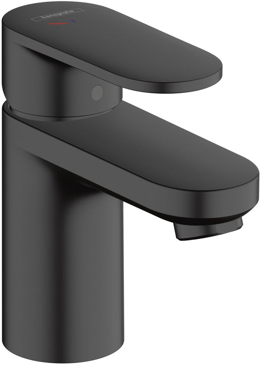 Hansgrohe vernis blend - wastafelmengkraan - ééngreeps bediening - coolstart energiebesparend - met trekwaste - 70mm maat - mat zwart