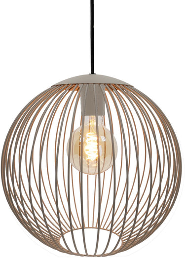 Eglo lindero hanglamp - e27 - ø 32 cm - zandkleur beige