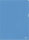 Esselte standaard zichtmap a4 - 0,11mm pp folie - 100 stuks - blauw
