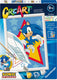 Ravensburger – creart: speedy sonic – schilderen op nummer