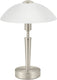 Eglo solo 1 tafellamp - e14 - 26 cm - grijs wit - dimbaar